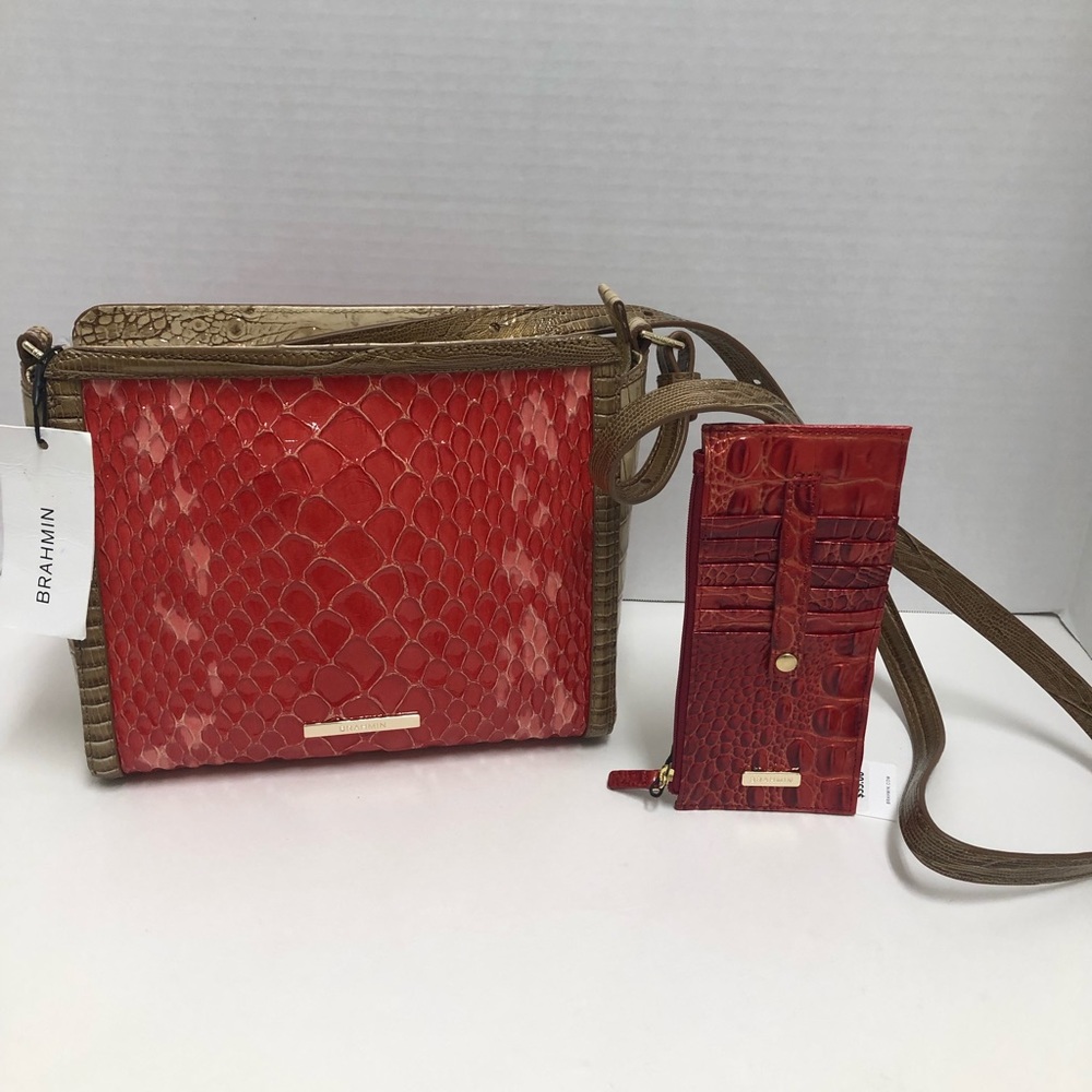 Brahmin crossbody and slim Wallet
